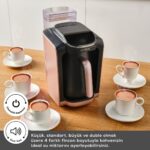 Karaca Hatır Su Hazneli Otomatik Türk Kahve Makinesi Rosegold - Görsel 4