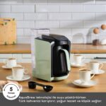 Karaca Hatır Otomatik Su Alma Hazneli Türk Kahve Makinesi Cabbage Green - Görsel 4