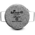 Brioni Stone-Age 20 cm Çizilmez Yanmaz Yapışmaz Derin Tencere - Görsel 4
