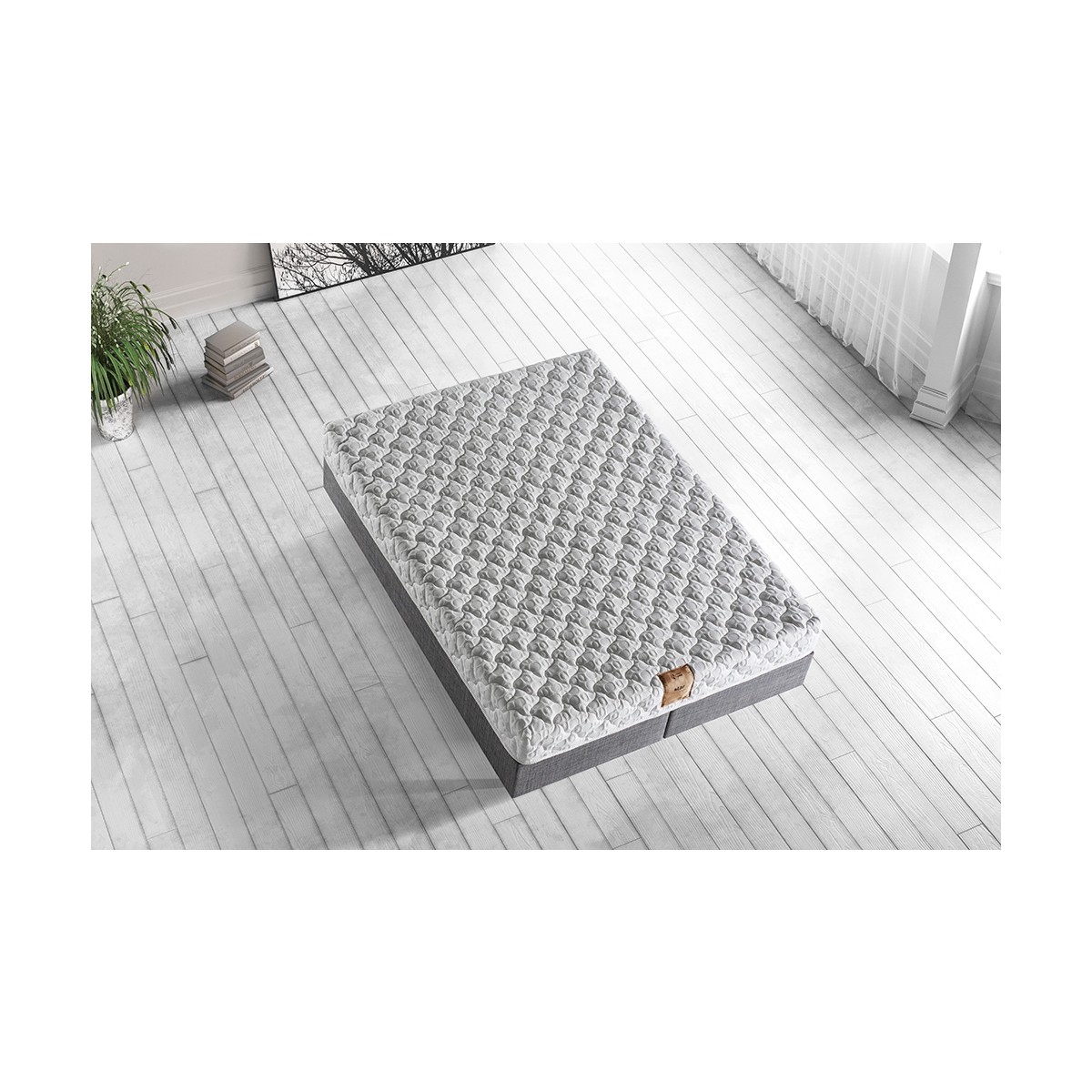 110000957981799.jpg Niron Yatak Bebek Yatağı Lüks Ergonomik Visco(Yaysız) 70x130 cm Niron Star - Görsel 1