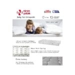 Niron Yatak 60x120 cm Sofy Lüks Bebek Yatağı, Beşik için Yarı Ortopedik Yatak - 20 cm Kalınlık - Görsel 2
