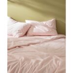 Madame Coco Juin Çift Kişilik Pamuklu Baskılı Nevresim Takımı - Pudra - Görsel 2