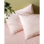 Madame Coco Juin Çift Kişilik Pamuklu Baskılı Nevresim Takımı - Pudra - Görsel 5