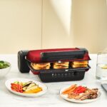 Karaca Crust Grill Toast Izgara ve Tost Makinesi 6 Dilim Kırmızı