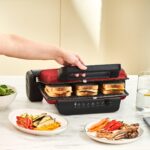 Karaca Crust Grill Toast Izgara ve Tost Makinesi 6 Dilim Kırmızı - Görsel 2