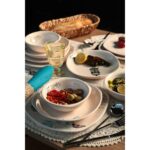 Keramika Retro Yemek Takımı 24 Parça 6 Kişilik