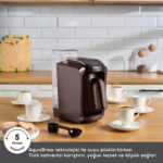 Karaca Hatır Otomatik Su Alma Hazneli Türk Kahve Makinesi Walnut Brown - Görsel 3