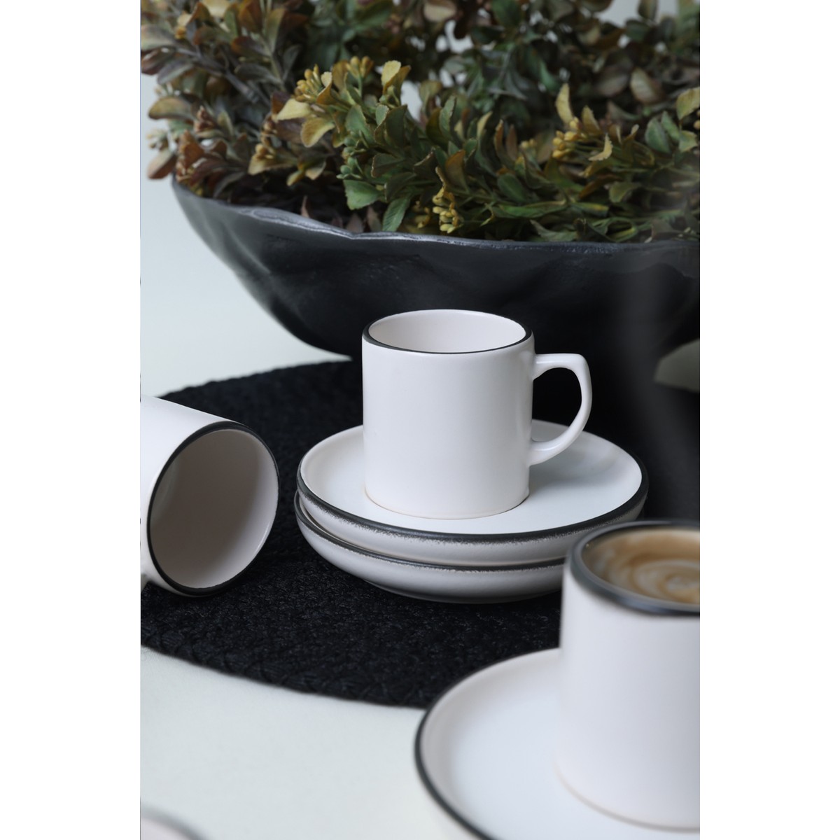 110000958862224.jpg Keramika Simply Nordic Kahve Takımı 12 Parça 6 Kişilik 19985 - Görsel 1
