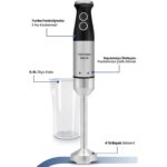Goldmaster Fast Stick Inox 1500 Watt 4 Bıçaklı Paslanmaz Çubuk El Blender Seti GM-7205 - Görsel 4