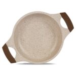 Thermoad GraNeu Love 20 cm Granit Yumurta Tavası - Uzun Süre Isıyı Koruyan, PFOA İçermeyen Vizon Renkli 3'lü Set - Görsel 2