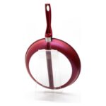 Papilla Redio 30 cm İki Bölmeli Çok Fonksiyonlu Düz Tava Alüminyum Teflon Kaplama - Görsel 3