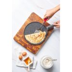 Karaca Mutfaksever Biogranit Gri 26 cm Gözleme ve Krep Tavası – Dayanıklı Tek Parça Granit Kaplama, Yapışmaz Yüzey - Görsel 5