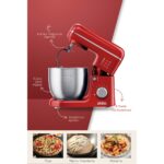 Sinbo SMX-2771 Stand Mikser | 1300W, 5l, Çok Fonksiyonlu Stand Mikser - Mutfak Şefi Kırmızı - Görsel 5