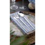 Onon Mokka Modern Görünümlü 24 Parça Çatal Kaşık Bıçak Seti 18/0 - Görsel 3