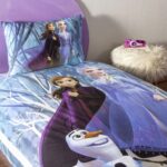 Taç Lisanslı Disney Frozen Wınter 120 x 200 Lastikli Çarşalı Nevresim Takımı - Görsel 2