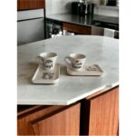 MuMa Özel Tasarım Sevgililer Günü 2’li Evin Hanımı Evin Beyi Baskılı Fincan Takımı - Görsel 2