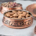 Dmt Copper Home Dmt Gaziantep Bakır Kahvaltı Tabağı Seti Kahvaltı Kasesi Çerezlik Seti El Işlemesi(Kutulu-Tepsili) Çap:11 cm - Görsel 3