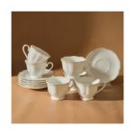 Karaca  Karaca Çan 6 Kişilik Kahve Fincan Takımı 90 ml