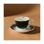 Karaca Piraye Beyaz Desenli Porselen Kahve Fincan Takımı 6 Kişilik 12 Parça – Şık ve Zarif Sunumlar İçin - Görsel 4