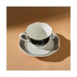 Karaca Piraye Beyaz Desenli Porselen Kahve Fincan Takımı 6 Kişilik 12 Parça – Şık ve Zarif Sunumlar İçin - Görsel 5