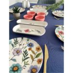 Venüs Home Decoration Flora Model 6 Kişilik 14 Parça Kahvaltı Takımı (Pembe) - Görsel 4