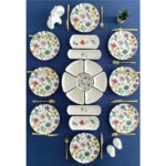 Venüs Home Decoration Flora Model 8 Kişilik 19 Parça Kahvaltı Takımı