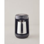 English Home Tkm 6001 Çelik Cezve Çift Taşım Türk Kahvesı Makınesı 320 ml Siyah-Krom
