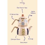 Emaylab  Bloom Emaye Çaydanlık El Yakmaz Kulplu - Görsel 2