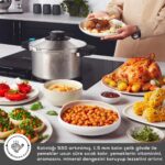 Karaca Quick And Safe Indüksiyon Tabanlı Düdüklü Tencere 7 Litre - Görsel 4