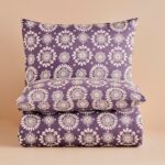 Bella Maison %100 Pamuk Ranforce Misa King Size Nevresim Seti Mor (260x240 cm) - Görsel 4