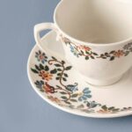 Bella Maison Vintage Porselen 2'li Kahve Fincanı Mavi (90 cc) - Görsel 2