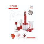 Raks Hot Mix 1700 W Blender Seti Kırmızı - Görsel 2