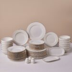 Karaca Elegance Bone Massimo 53 Parça 12 Kişilik Yemek Takımı Gold