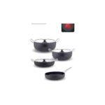 Fms Indüksiyon 7 Parça Elit Granit Set Siyah - Görsel 2