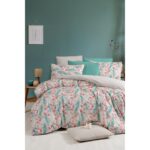 My Story Lastikli Çarşaflı Çift Kişilik Nevresim Takımı Lemon Red