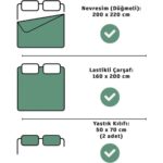 My Story Lastikli Çarşaflı Çift Kişilik Nevresim Takımı Lemon Red - Görsel 5