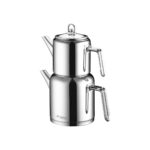 Aryıldız 22 Parça Paslanmaz Çelik Derin Tencere Seti – Cam Kapaklı, Ergonomik Saplı, Kolay Temizlik, 20-24 cm - Görsel 3