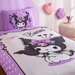 Taç Lisanslı Kuromi Tek Kişilik Pamuk Nevresim Takımı - Görsel 2