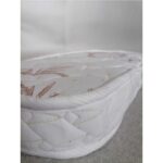 Soft Bed  40X80X10 Bambu Kumaş Oval Beşik Yatagı - Görsel 2