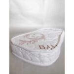 Soft Bed  40X80X10 Bambu Kumaş Oval Beşik Yatagı - Görsel 3