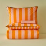 Bella Maison %100 Pamuk Line Tek kişilik Nevresim Takımı Turuncu (160x220 cm) - Görsel 3