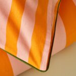 Bella Maison %100 Pamuk Line Tek kişilik Nevresim Takımı Turuncu (160x220 cm) - Görsel 4