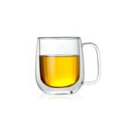 Mis Kitchen  6 Adet Çift Ca mlı Kahve ve Çay Kupası Espresso Bardağı Çift Cidarlı Bardak Seti 250  ml - Görsel 2