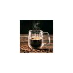 Mis Kitchen  6 Adet Çift Ca mlı Kahve ve Çay Kupası Espresso Bardağı Çift Cidarlı Bardak Seti 250  ml - Görsel 4