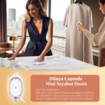 Rowenger NB301 Mini Seyahat Ütüsü Çift Voltaj Dünya Çapında Kullanıma Uygun White - Görsel 4