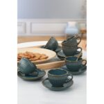 Keramika Azure  Myra Çay Takımı 12 Parça 6 Kişilik - Görsel 2