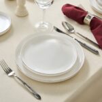 Karaca Stream Bone Saturn 53 Parça 12 Kişilik Yemek Takımı Platin - Görsel 3