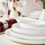 Karaca Stream Bone Saturn 53 Parça 12 Kişilik Yemek Takımı Platin - Görsel 4