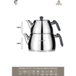 Amboss Enio Paslanmaz Çelik İnduksiyon Tabanlı 18 Parça Çeyiz Seti - Gri - Görsel 4