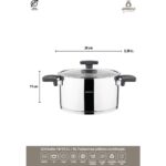 Amboss Enio Paslanmaz Çelik İnduksiyon Tabanlı 18 Parça Çeyiz Seti - Gri - Görsel 5